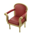 thumbnail image 4 of 1/6 cojines de sofá para sillón muebles de niñas rojo Zulema Sillón de muñecas, 4 of 8