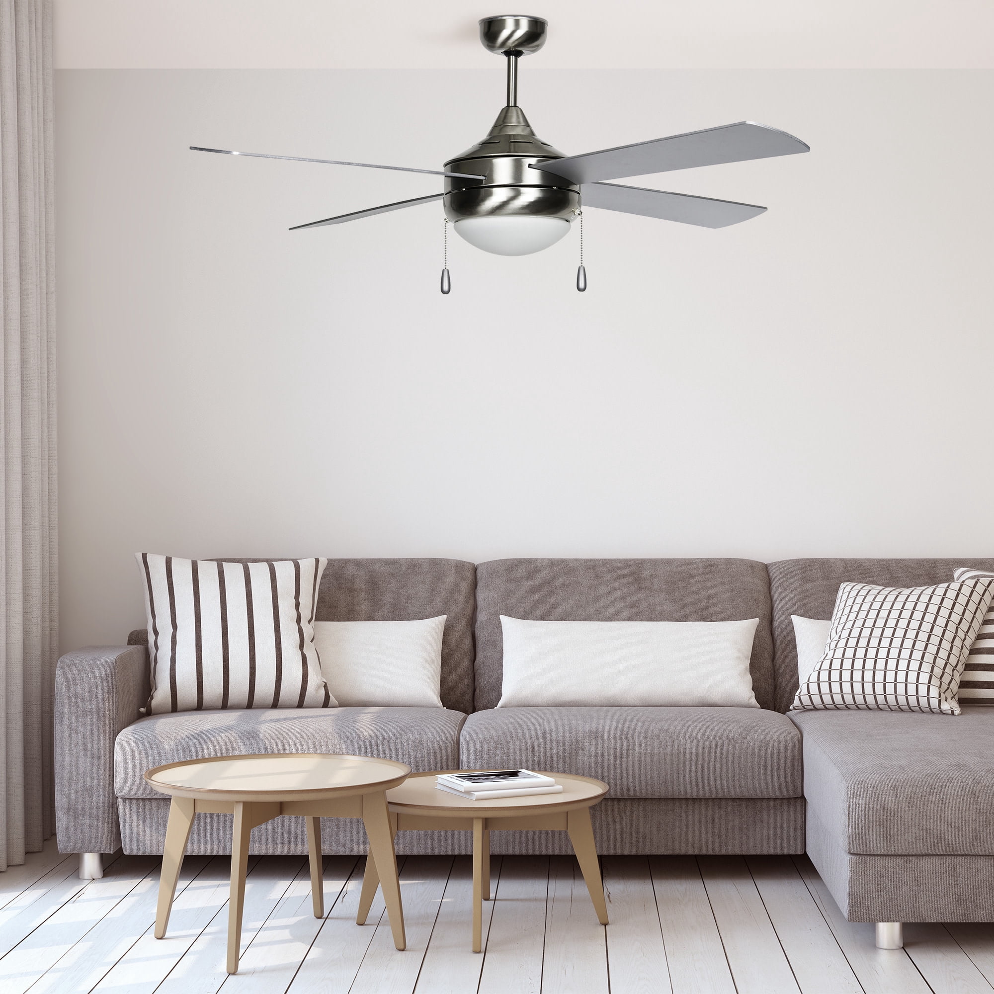 52CNT4ORB-ES-LED-Concord Fans-Centurion - 52 Inch 4 Blade Ceiling Fan with Light Kit   Oil Rubbed Bronze Finish with Oil Rubbed Bronze Blade Finish