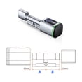 thumbnail image 1 of Door Lock, Tuya Smart Lock Cylinder Fingerprint Card Key App Remote Control Lock Core Home Old Door Replacement ,Easy to Install, 1 of 7