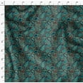thumbnail image 4 of Soimoi Silk Fabric Floral & Paisley Decor Fabric Printed Yard 42 Inch Wide, 4 of 5
