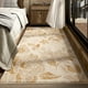 thumbnail image 3 of Alfombra marrón resistente a la suciedad con diseño floral para sala de estar, dormitorio, alfombras antideslizantes para el frente de la cama, alfombras europeas suaves y esponjosas para sala de estu, 3 of 4