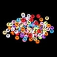 thumbnail image 6 of 100Pcs Resin Round Alphabet Letter Beads Alphabet Beads DIY Charms Beads 8mm, 6 of 8