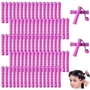 80pcs Perm Rods Cold Wave Rods Hair Roller Curler Perm Rods for Natural Hair Perming Rods Hair Curlers for Women Long Short Hair DIY Hairdressing Styling Tools
