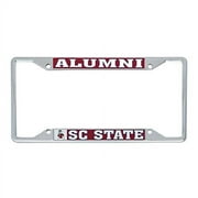 Desert Cactus South Carolina State University SCSU Bulldogs NCAA Metal License Plate Frame For Front Back of Car Officially Licensed (Alumni)