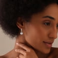 thumbnail image 3 of LeCalla 925 Sterling Silver Drop Earrings | Filigree Heart Leverback Dangle Earrings, 3 of 6