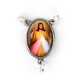 thumbnail image 2 of Jesus Divine Mercy, Holy Land Olive Wood Pocket Auto Rosary, Made in Bethlehem, 2 of 5