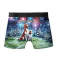 thumbnail image 2 of Happy New Year Brittany Spaniel Family Cheer Winter Midnight Firework All Over Print Boxer Briefs Underwear for Men Dad Brittany Dog Lover Gifts Idea - 02025, 2 of 6