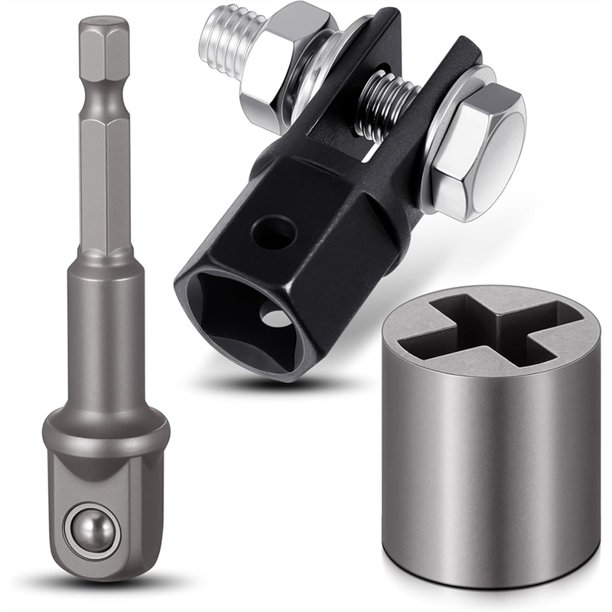 3 adaptadores para gato de tijera, herramienta universal de alta resistencia