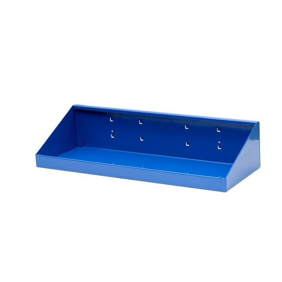 Triton Products 18 In. W x 6-1/2 In. D Blue Epoxy Coated Steel Shelf for LocBoard