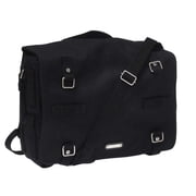 New Saint Laurent Sac Army Black Canvas Messenger Bag 553972