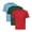 Dark+Bright Color 3 Pack, variant on Youth Pro-Lock Performance T-Shirt, 100% Polyester Interlock Short Sleeve Jersey Tee Shirts, Mix Color Bulk T-Shirt (Dark Color 3 Pack, S)