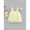 thumbnail image 3 of BABAMOON Toddler Baby Girl Tutu Dress Sleeveless Tulle Layered Princess Summer Dress Flower Wedding Dresses, 3 of 8