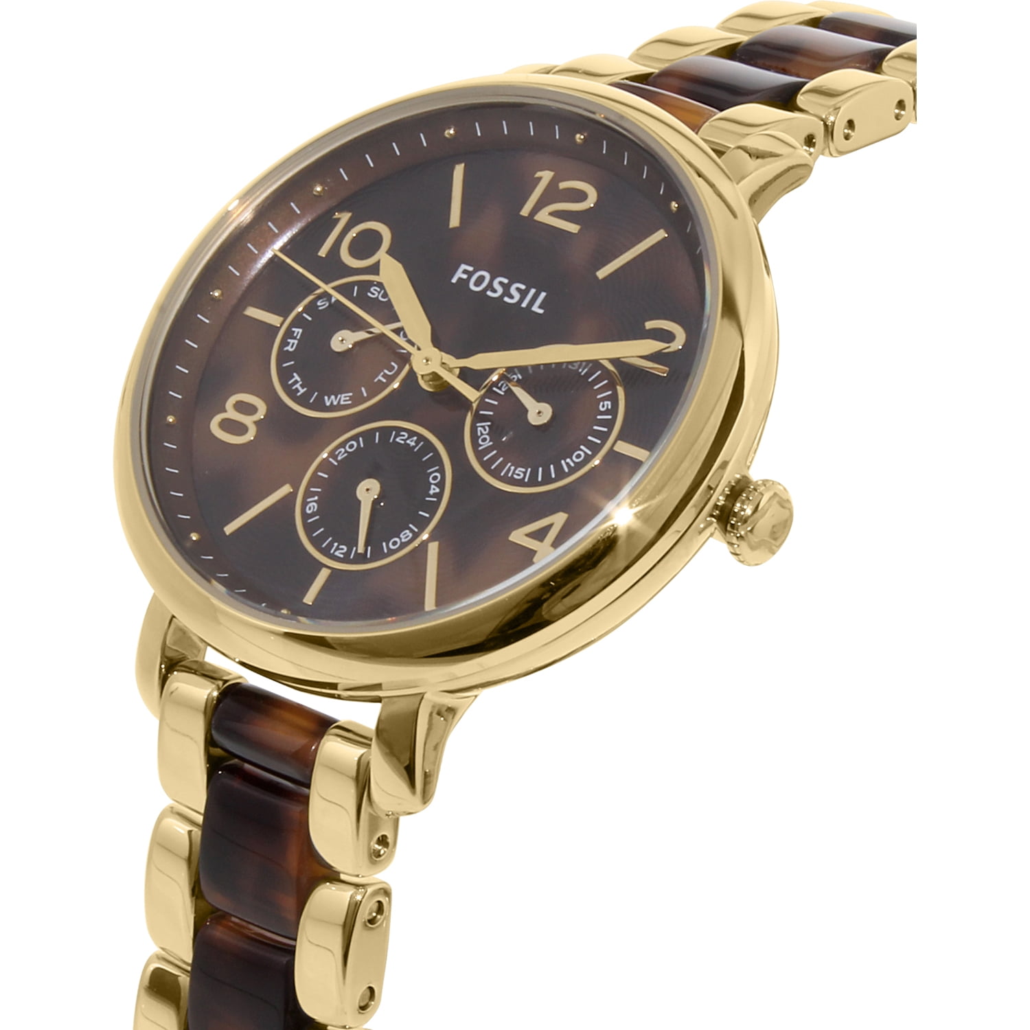 Jacqueline Multifunction Brown Dial 