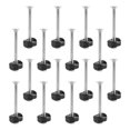 thumbnail image 1 of unbranded 16Jgo Tornillos Y Tuercas Para Reemplazo De Con Antiaflojeo Negro Para Uso Exterior, 1 of 8