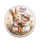 thumbnail image 2 of CaiYueKe Easter Bunny Wooden Coasters Heat Resistant Cup Mats for Dining Table Kitchen Decor Insulating Drinkware Protectors Cute Spring Home Decorations, 2 of 7
