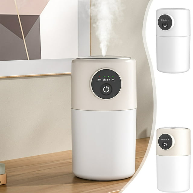 Iumwxz Smart Home Appliances Oil Diffuser Aromatherapy Fragrant Oil Humidifier Vaporizer Mist Humidifier Plants Office with Usb Quiet Energy-Saving Beige Plastic Festival Gift