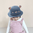 thumbnail image 5 of Sombrero de pescador, sombrero de pescador colorido, sombreros de pescador de invierno para niños, 5 of 5