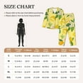 thumbnail image 4 of Hirioo Lemon for Women's Pajama Sets 2 Piece Pjs Women's Long-Sleeved Pajama Set Button Down Sleepwear,S-XXL-X-Large, 4 of 7
