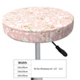 thumbnail image 4 of Xecao's Easter Bunny Print Stool Covers offer stylish, washable protection for PU round bar stools, perfect for home or commercial use., 4 of 7