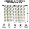 thumbnail image 2 of Blackout Kids Curtains,White Cartoon Dinosaurs Childrens Insulated Curtains Set Of 2,Bedroom Essentials,Toddler Room Decor 42"x63", 2 of 5