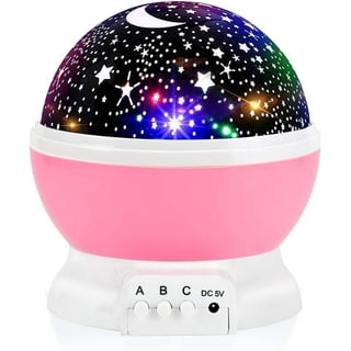Girls Toys Age 6-8 Star Projector Night Light for Kids Glow in The Dark  Stars Room Lights Birthday Gifts for 2-9 Year Old Girls Teen Baby Toddler -  Pink 