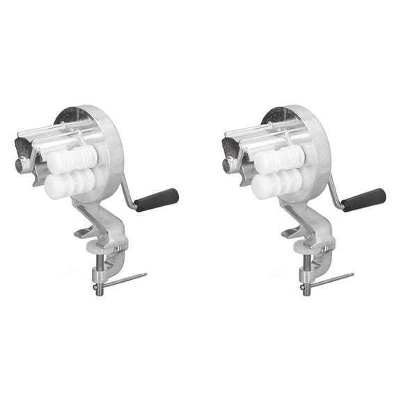 2X Manual Macaroni Maker, Cavatelli Maker Machine for Authentic Italian Pasta, Portable Hand Cranking Noodles Pressing