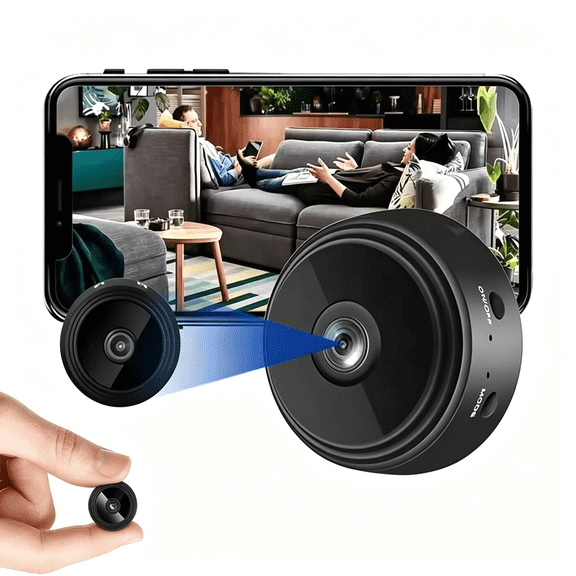 GJX Mini Spy Camera Hidden Camera Video Recorder Room Camera Wifi Home Security Camera Night Vision Live Feed Playback Phone App Control
