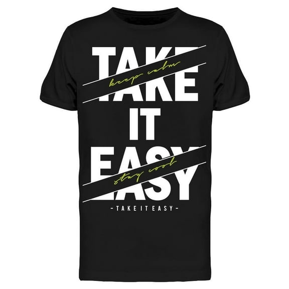 Take It Easy T-Shirt Men -Image by Shutterstock, Male XX-Large