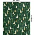 thumbnail image 6 of Christmas Flannel Blanket Throw, Christmas Green Tree Soft Fuzzy Plush Cozy Fleece Blankets for Couch Sofa Bed Lounging, Ideal Gifts for Kids Adults Wife Self, 60x80, 6 of 7