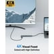 thumbnail image 4 of Hub USB C Acer 5 en 1 con HDMI 4K, suministro de energía de 100 W, 3 USB A, 4 of 9