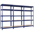 thumbnail image 1 of Patiojoy 5-Tier Industrial Steel Storage Shelves Garage Rack with Adjustable Shelves Navy Blue, 1 of 6