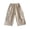 E020-Beige, variant on Kids Durable Everyday Cargo Pants, Solid Color Multiple Pocket Elastic Waist Loose Fit Utility Pants for Toddlers Ages 1 to 8 Years, Play Clothes