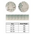 thumbnail image 3 of Bed Runner Scarf King Size, Teal Green Eucalyptus Leaves Stain Bed Runners & Scarves for Foot of Beds, Spring Plants Country Beige Decorative Bedding Runner Scarf for Hotel Home Bedroom 94 x20 Inch, 3 of 6