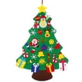 thumbnail image 2 of DIY Felt Christmas Tree Set Kid  Tree Activity Board with Ornaments Home Hanging Decoration, 2 of 10