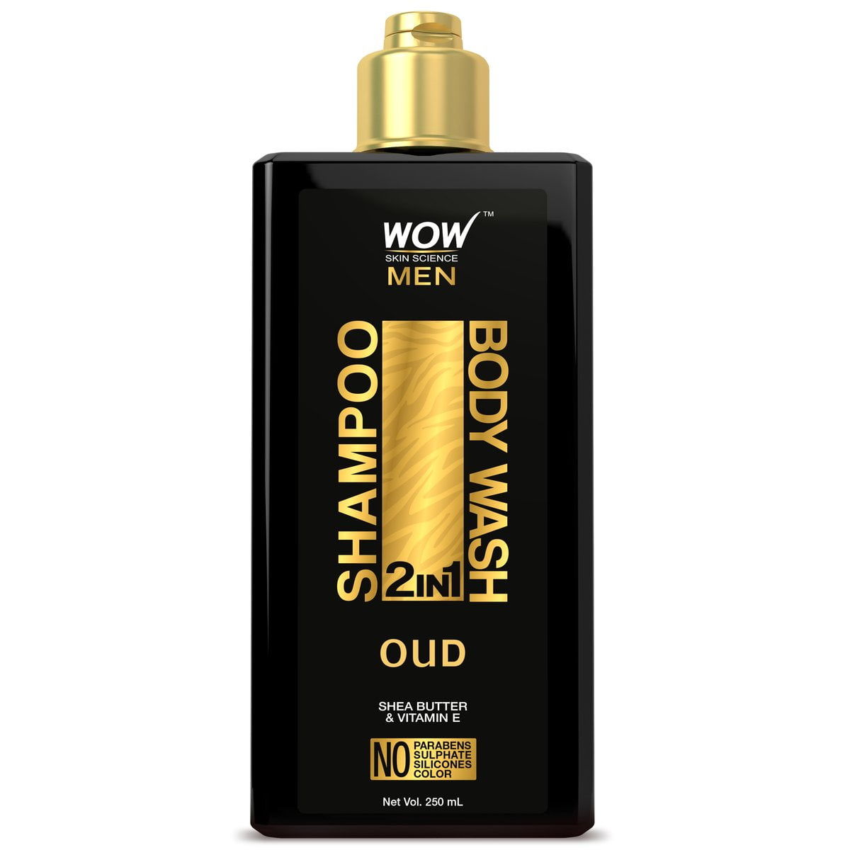 WOW Skin Science Oud 2 in 1 Shampoo & Body Wash 250 ml