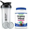 Orgain Keto Collagen, Gluten Free, Paleo Friendly Protein Powder, Vanilla (0.88 LB) w/ BlenderBottle Classic V2 28-Ounce Shaker Bottle for Protein Shakes, Clear/Black and Bonus Nutrition Basics Whisk