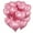 Pink, variant on 12 PCS 18inch Heart Foil Balloons Sky Blue Heart Balloon White Heart Balloon for Birthday Party Valentines Day Wedding Anniversary Decorations