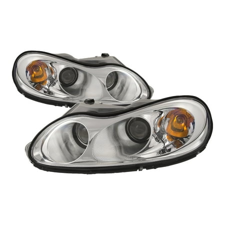 - 2002-2004 Chrysler Concorde/1999-2001 Chrysler Headlight Set Halogen Left Right Headlamp Pair Assembly CH2503148 & CH2502148