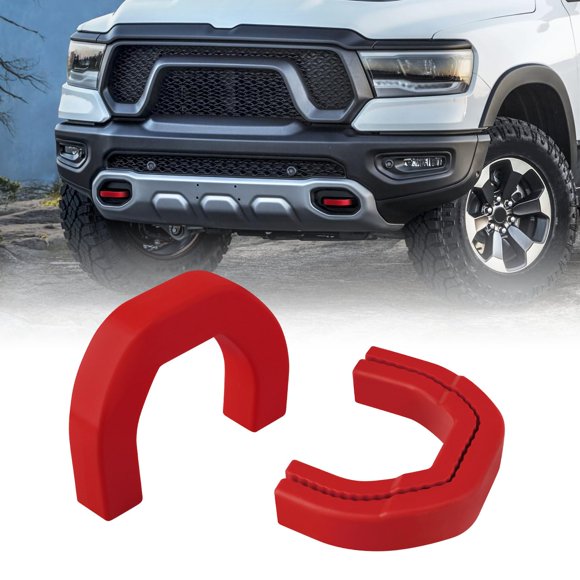 Funda de enganche con ganchos para RAM 1500 2019-2025, color rojo