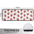 thumbnail image 5 of Kitchen Rugs Sets Of 2,Strawberry Plants Fruit Watercolor Anti Fatigue Kitchen Mat Rugs Non Slip Washable,Decorative Kitchen Floor Mats for Kitchen,Sink,Laundry,17"x47"+17"x47", 5 of 5