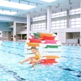 thumbnail image 2 of Grande Roue à Eau Gonflable de 40 Pouces, Flotteur à Roulettes Coloré pour Piscine avec Patchs de Réparation pour Enfants, Intérieur Extérieur, Piscine, Lac, Plage, Cour Arrière, Pelouse, 2 of 8