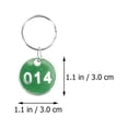 thumbnail image 4 of Shisuyan Multipurpose Numbered Tags Aluminium Alloy 50Pcs 1.2x1.2x0.04In, 4 of 9