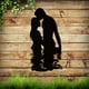 thumbnail image 4 of Couple Metal Wall Art Couple Metal Wall Sculpture Anniversary Couple Romantic Metal Wall Decoration, 4 of 9