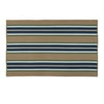 thumbnail image 2 of Colonial Mills 5' x 7' Brown and Blue Striped Braided Rectangular Area Throw Rug, 2 of 2