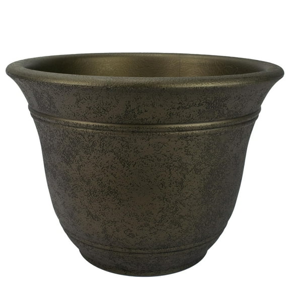 Listo SRA16001P02 Sierra Planter, Nordic Bronze, 16-Inch Width