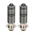 thumbnail image 1 of Par de bombillas LED P15D de 10 a 60 V, 2000 lm, 20 W, IP67, resistente al agua, para faros delanteros de motocicleta, para camión, furgoneta, SUV, ATV, luz amarilla y blanca, 1 of 5