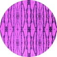 thumbnail image 1 of Ahgly Company Indoor Round Oriental Pink Industrial Area Rugs, 6' Round, 1 of 4