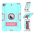 thumbnail image 4 of iPad Mini 5 Case (2019) Shockproof, iPad Mini 4 Case, Allytech Silicone Kickstand Heavy Duty Protective Hybrid Bumper Toddler Children Proof Back Cover for Apple iPad Mini 5/ Mini 4, Blue/Rose, 4 of 8