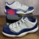 thumbnail image 1 of Ni - ke Air Jordan 11 Retro Low Georgetown Size 10 528895-007 Navy Blue Men’s Sneakers, 1 of 5