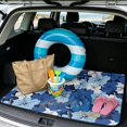 thumbnail image 2 of HUISEFOR Hibiscus Flower Car Trunk Mat 29" x 39" All Weather Trunk Protection Non-Slip Vehicle Interior Accessories Anti-Scratch Suitable for Most Cars SUV, 2 of 7
